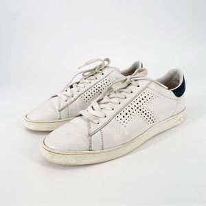 TOD'S Cassetta Leggera White Leather Low Top Sneakers 41 / 11